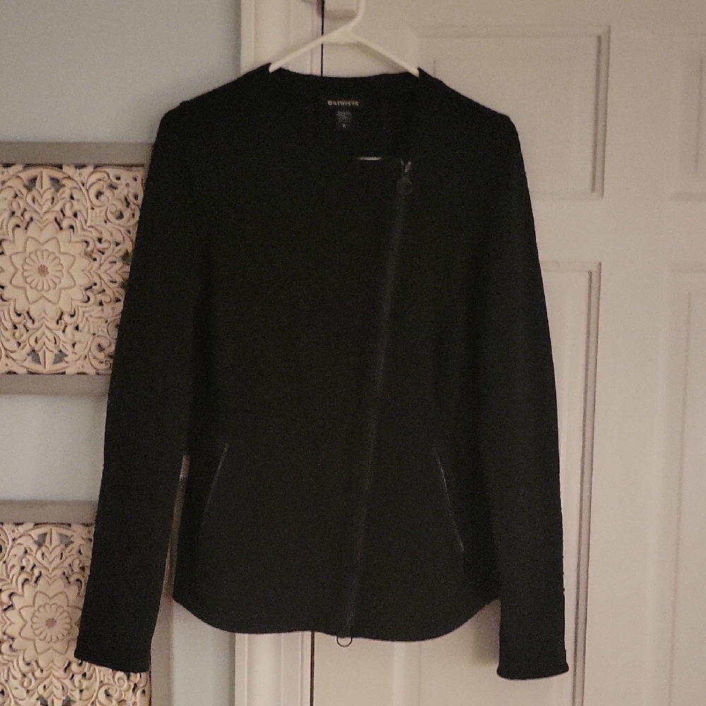 Athleta Black Motto Jacket Medium
